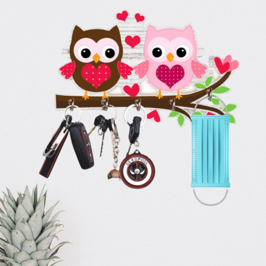 Owl Family Key Holder